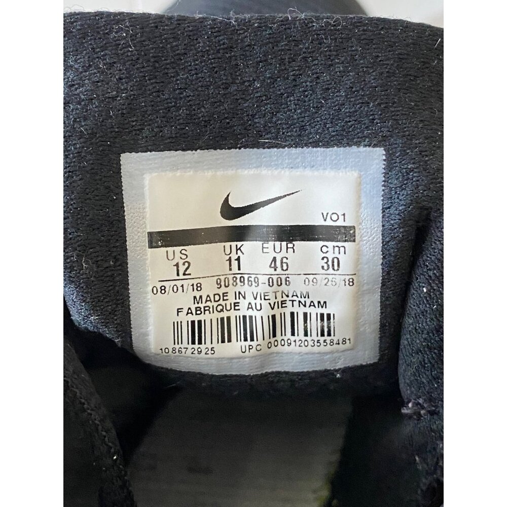 Shoes Universal Men Nike Lunar Prime Iron II Black SIZE 12 - Picture 8 of 9